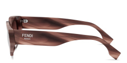 Shop FENDI Roma Cat-Eye Sunglasses in Rose online.