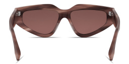 Shop FENDI Roma Cat-Eye Sunglasses in Rose online.