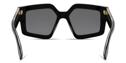 FENDI Roma Square Sunglasses in Black – Product Photo 4