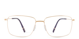 Shop Silhouette Dynamics Colorwave Square Eyeglasses in Gold online.