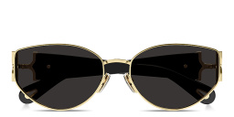 Shop Chloe Marcie Panthos Sunglasses in Black online.