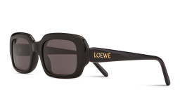 LOEWE Slim Square Sunglasses in Black – Product Photo 2