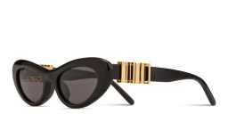 LOEWE Slim Cat-Eye Sunglasses in Black – Product Photo 2