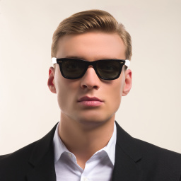 Shop Ray-Ban Legacy Limited Edition Square Sunglasses in Black online.