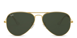 Ray-Ban Unisex Aviator Sunglasses in Metal in Gold – Product Photo 1