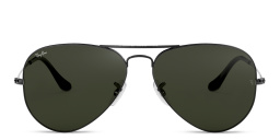 Ray-Ban Unisex Aviator Sunglasses in Metal in Gunmetal – Product Photo 1