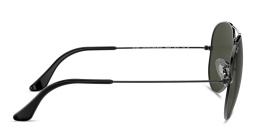 Shop Ray-Ban Unisex Aviator Sunglasses in Gunmetal online.