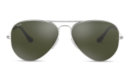 Ray-Ban Pilot Gradient Sunglasses in Silver – Product Photo 1