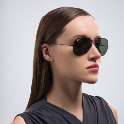 Ray-Ban Pilot Classic Sunglasses in Black – Product Photo 6