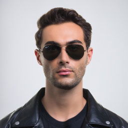 Ray-Ban Pilot Classic Sunglasses in Black – Product Photo 7