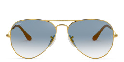 Ray-Ban Unisex Aviator Sunglasses in Metal in Gold – Product Photo 1
