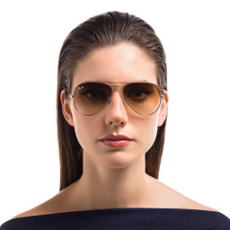 Ray-Ban Pilot Gradient Sunglasses in Gold – Product Photo 5