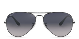 Ray-Ban Unisex Aviator Sunglasses in Metal in Gunmetal – Product Photo 1