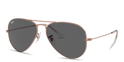 Shop Ray-Ban Aviator Pilot Sunglasses in Rose Gold online.