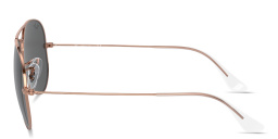 Shop Ray-Ban Aviator Pilot Sunglasses in Rose Gold online.