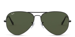 Shop Ray-Ban Aviator Large Metal II Unisex Sunglasses in Black online.