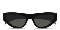 GUCCI Logo Lettering Cat-Eye Sunglasses in Black – Product Photo 1