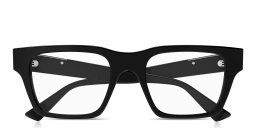 GUCCI Web Square Eyeglasses in Black – Product Photo 1