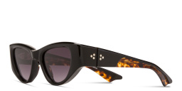JACQUES MARIE MAGE Seymour Cat-Eye Sunglasses in Black – Product Photo 2