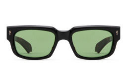 Shop JACQUES MARIE MAGE Mattei Unisex Rectangle Sunglasses - Limited Production of 300 Pieces in Black online.