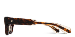 Shop JACQUES MARIE MAGE Mattei Unisex Rectangle Sunglasses - Limited Production of 400 Pieces in Havana online.