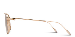 Shop JACQUES MARIE MAGE Jagger Unisex Aviator Sunglasses in Light Gold online.