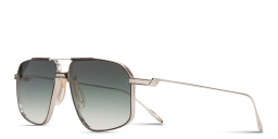 JACQUES MARIE MAGE Jagger Unisex Aviator Sunglasses in Silver – Product Photo 2