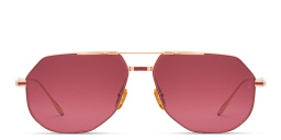 JACQUES MARIE MAGE Reynold Unisex Aviator Sunglasses in Gold – Product Photo 1
