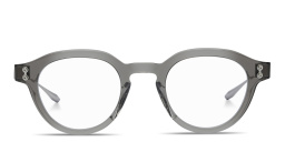 Shop AKONI Wise Three Unisex Panthos Eyeglasses in Crystal Grey online.