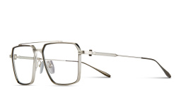 تسوق نظارات طبية تيليستو واسعة طراز أفياتور للجنسين آكوني بلون فضي أونلاين.