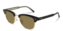 Shop Dunhill Heritage Hobnail Acetate Round Sunglasses in Black online.