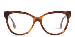 FENDI O'Lock Cat-Eye Eyeglasses in Dark Havana – Product Photo 1