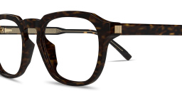 Shop Dunhill Rollagas Acetate Panthos Eyeglasses in Havana online.