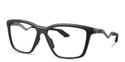 Shop Oakley Enigma Mass Unisex Square Eyeglasses in Black online.