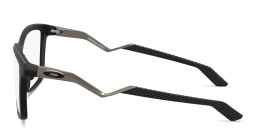 Shop Oakley Enigma Mass Unisex Square Eyeglasses in Black online.