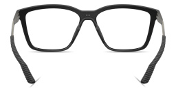 Shop Oakley Enigma Mass Unisex Square Eyeglasses in Black online.