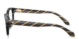 Shop GIORGIO ARMANI Pillow Eyeglasses in Black online.