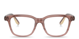 Shop BRUNELLO CUCINELLI Square Eyeglasses in Brown online.