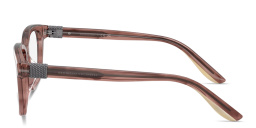 Shop BRUNELLO CUCINELLI Square Eyeglasses in Brown online.