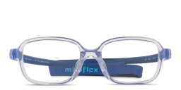 Shop Mira Flex Logo Kids Rectangle Eyeglasses in Clear online.