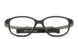 Shop Mira Flex Logo Kids Rectangle Eyeglasses in Grey online.
