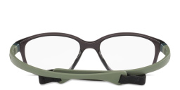 Shop Mira Flex Logo Kids Rectangle Eyeglasses in Grey online.