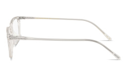 Shop OLIVER PEOPLES Neylan Rectangle Eyeglasses in Transparent Grey online.