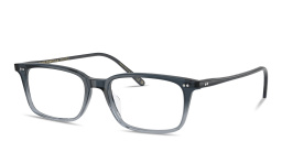 Shop OLIVER PEOPLES Neylan Rectangle Eyeglasses in Blue online.