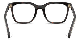 تسوق نظارات طبية مربّعة بشعار العلامة برادا بلون متموج أونلاين.