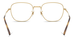 Ray-Ban Optics Unisex Square Eyeglasses in Gold – Product Photo 4