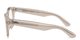 Ray-Ban Skyler Optics Cat-Eye Eyeglasses in Transparent light brown – Product Photo 3