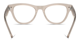 Ray-Ban Skyler Optics Cat-Eye Eyeglasses in Transparent light brown – Product Photo 4