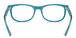 Shop Ray-Ban Junior Optics Kids Pillow Eyeglasses in Transparent Blue online.