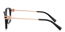 Shop TIFFANY Tiffany HardWear Cat-Eye Eyeglasses in Black online.